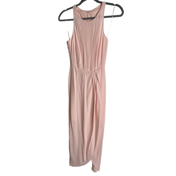 Yumi Kim Astoria Tulip Hem Midi Dress Racerback Sleeveless Light Pink Size XS - Picture 6 of 12